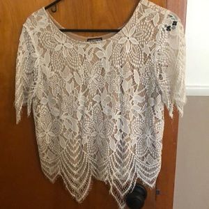Express lace top